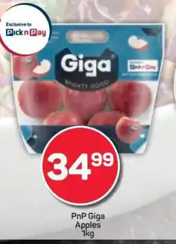 Pick n Pay PnP Giga Apples 1kg offer