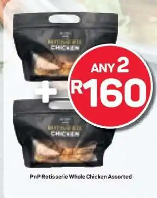 Pick n Pay PnP Rotisserie Whole Chicken Assorted offer