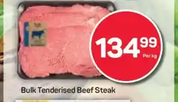 Pick n Pay Bulk Tenderised Beef Steak offer
