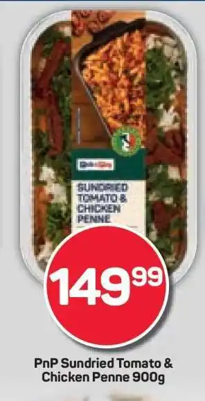 Pick n Pay PnP Sundried Tomato & Chicken Penne 900g offer