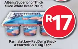 Pick n Pay Parmalat Low Fat Dairy Snack Assorted 6 x 100g Each offer