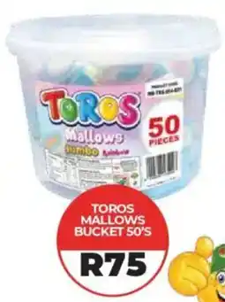 1UP Toros mallows bucket offer