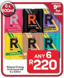 Pick n Pay Hypermarket REBOOST Energy Drink Assorted offer
