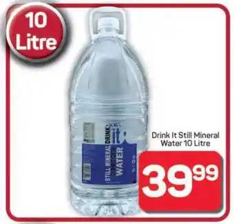 Pick n Pay Hypermarket Drink It Still Mineral Water 10 Litre offer