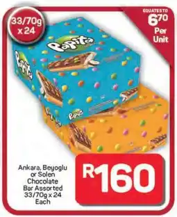 Pick n Pay Hypermarket Ankara, Beyoglu or Solen Chocolate Bar Assorted offer