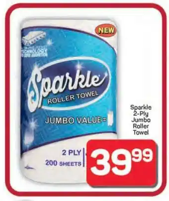 Pick n Pay Hypermarket Sparkle 2-Ply Jumbo Roller Towel offer