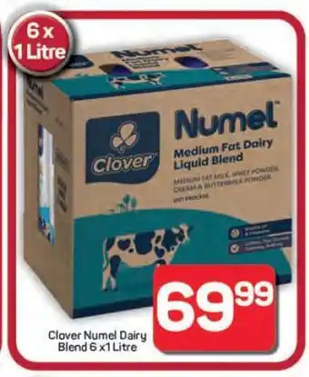 Pick n Pay Hypermarket Clover Numel Dairy Blend 6 x 1 Litre offer