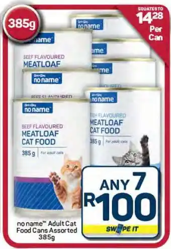 Pick n Pay Hypermarket no name Adult Cat Food Cans Assorted 385g offer