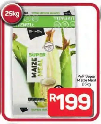 Pick n Pay Hypermarket PnP Super Maize Meal 25kg offer