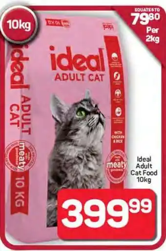 Pick n Pay Hypermarket Ideal Adult Cat Food 10kg offer