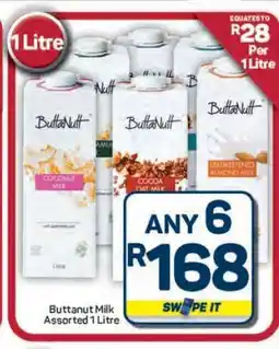 Pick n Pay Hypermarket Buttanutt Milk Assorted 1 Litre offer