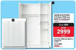 Makro 3-Door 1350 mm Built-In Cupboard offer