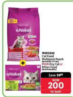 Makro WHISKAS Cat Food Multipack Pouch offer