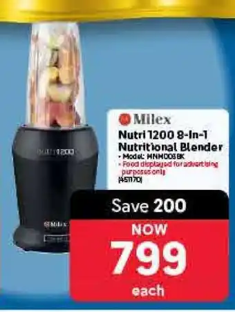 Makro Nutri 1200 8-In-1 Nutritional Blender offer