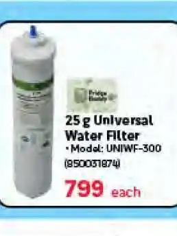 Makro 25 g Universal Water Filter offer