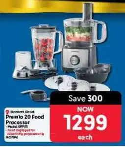 Makro Bennett Read Premio 20 Food Processor offer