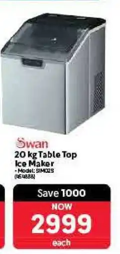 Makro Swan 20 kg Table Top Ice Maker offer