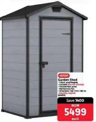 Makro Keter Garden Shed offer