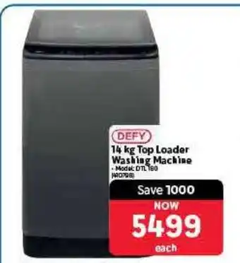 Makro Defy 14 kg Top Loader Washing Machine offer