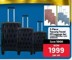 Makro 3-Piece Tuscany Travel PP Luggage Set offer
