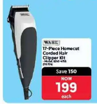 Makro WAHL 17-Piece Homecut Corded Hair Clipper Kit offer