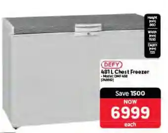 Makro DEFY 481 L Chest Freezer offer