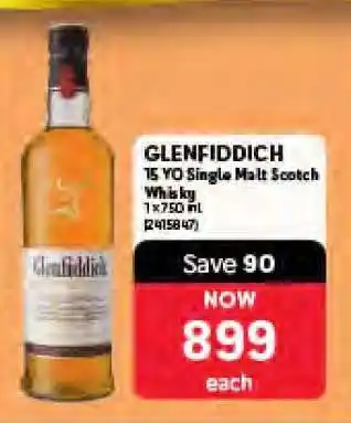 Makro GLENFIDDICH 15 YO Single Malt Scotch Whisky offer