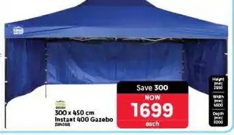 Makro Instant 400 Gazebo offer