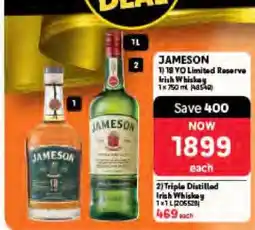 Makro Jameson 18 YO Limited Reserve Irish Whiskey offer