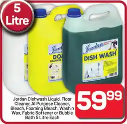 Pick n Pay Hypermarket Jordan Dishwash Liquid, Floor Cleaner, Al Purpose Cleaner, Bleach, Foaming Bleach, Wash n Wax, Fabric Softener or Bubble Bath offer