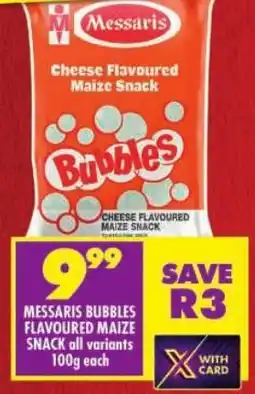 Shoprite Messaris bubbles flavoured maize snack offer