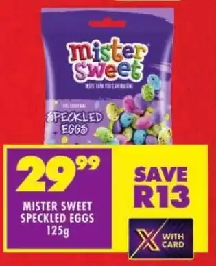 Shoprite Mister sweet speckled eggs offer