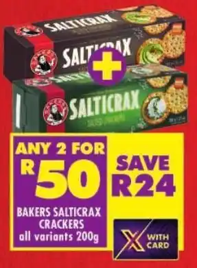 Shoprite Bakers salticrax crackers offer