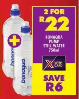 Shoprite Bonaqua pump still water offer