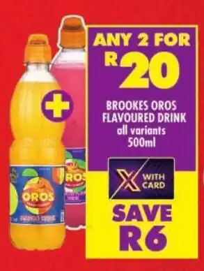Shoprite Brookes oros flavoured drink offer