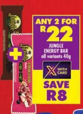 Shoprite Jungle energy bar offer
