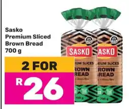 Game Sasko Premium Sliced Brown Bread 700 g offer