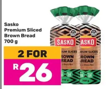 Game Sasko Premium Sliced Brown Bread 700 g offer