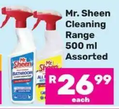 Game Mr. Sheen Cleaning Range offer