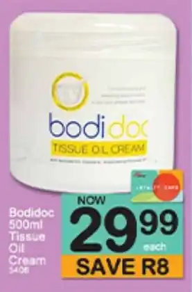 A5 Cash & Carry Bodidoc Tissue Oil Cream offer