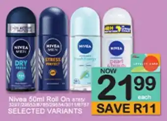 A5 Cash & Carry Nivea Roll On offer
