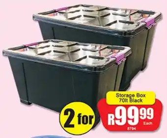 A5 Cash & Carry Storage Box Black offer