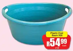A5 Cash & Carry Plastic Oval Basin offer