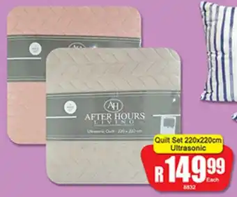 A5 Cash & Carry Quilt Set Ultrasonic offer