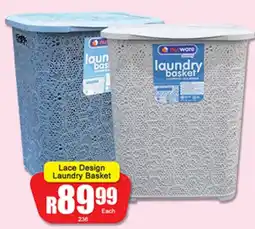A5 Cash & Carry Lace Design Laundry Basket offer