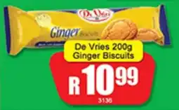 A5 Cash & Carry De Vries Ginger Biscuits offer