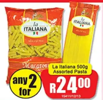 A5 Cash & Carry La Italiana Assorted Pasta offer