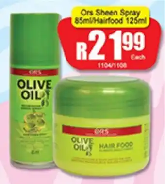 A5 Cash & Carry Ors Sheen Spray/ Hairfood offer
