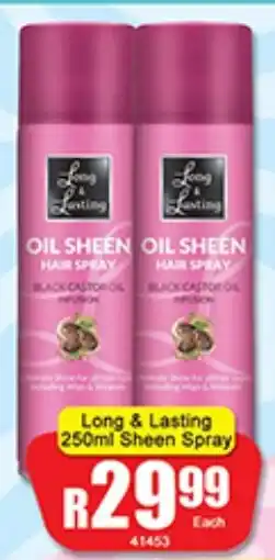 A5 Cash & Carry Long & Lasting Sheen Spray offer