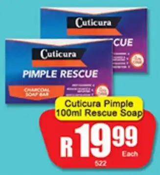 A5 Cash & Carry Cuticura Pimple Rescue Soap offer